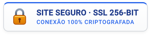 Site Seguro SSL 256-Bit